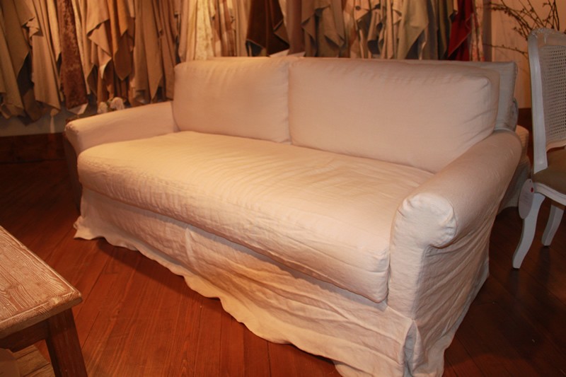 Shabby Chic® Sofa Sterling Slipcovered