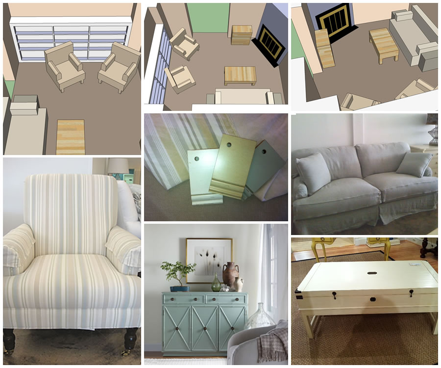 French Bleu Living Interior Design