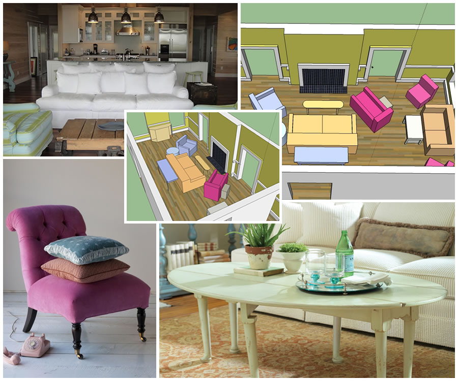 French Bleu Living Interior Design