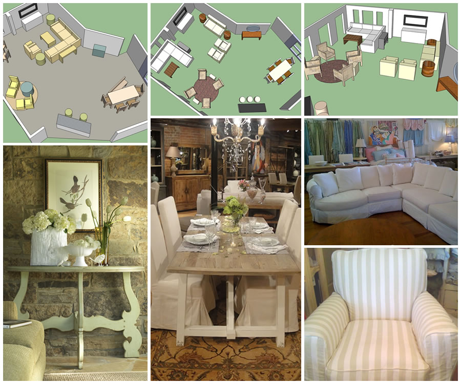 French Bleu Living Interior Design