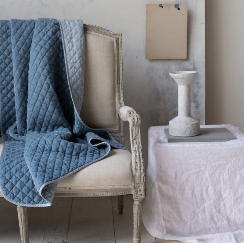 Silk Velvet Throw Blanket Bella Notte Linens