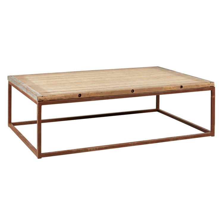 Restoration hardware 2025 brickmaker's coffee table
