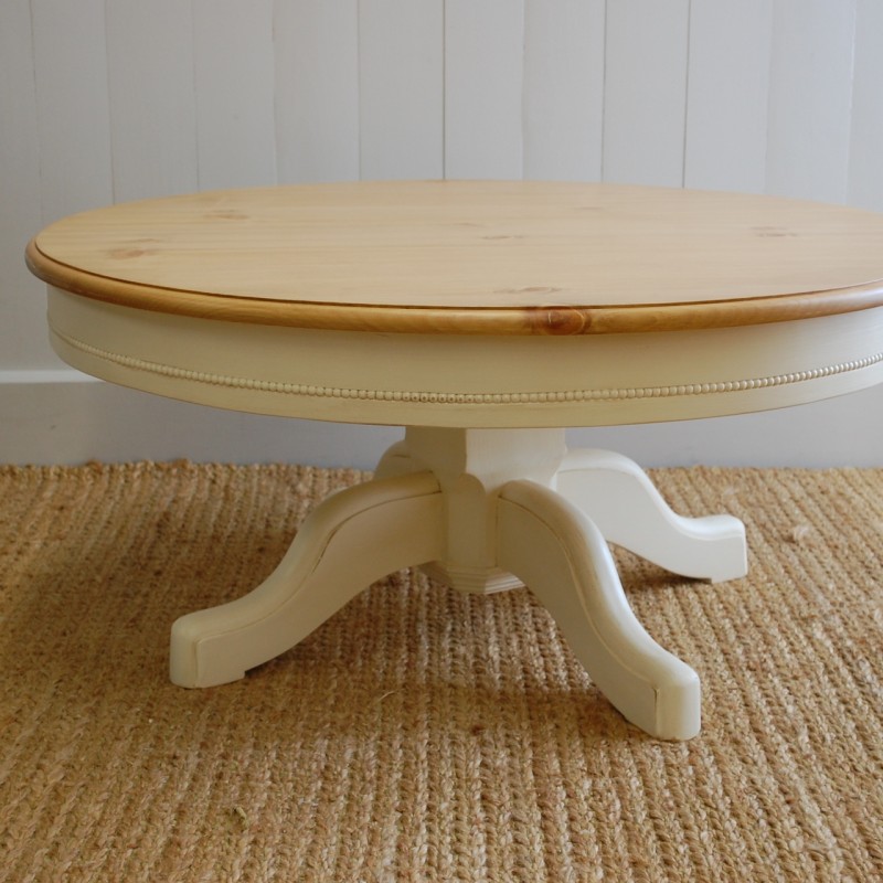 Custom Furniture Pedestal Coffee Table