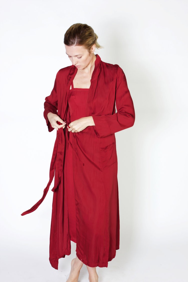 Model Dressing Gown