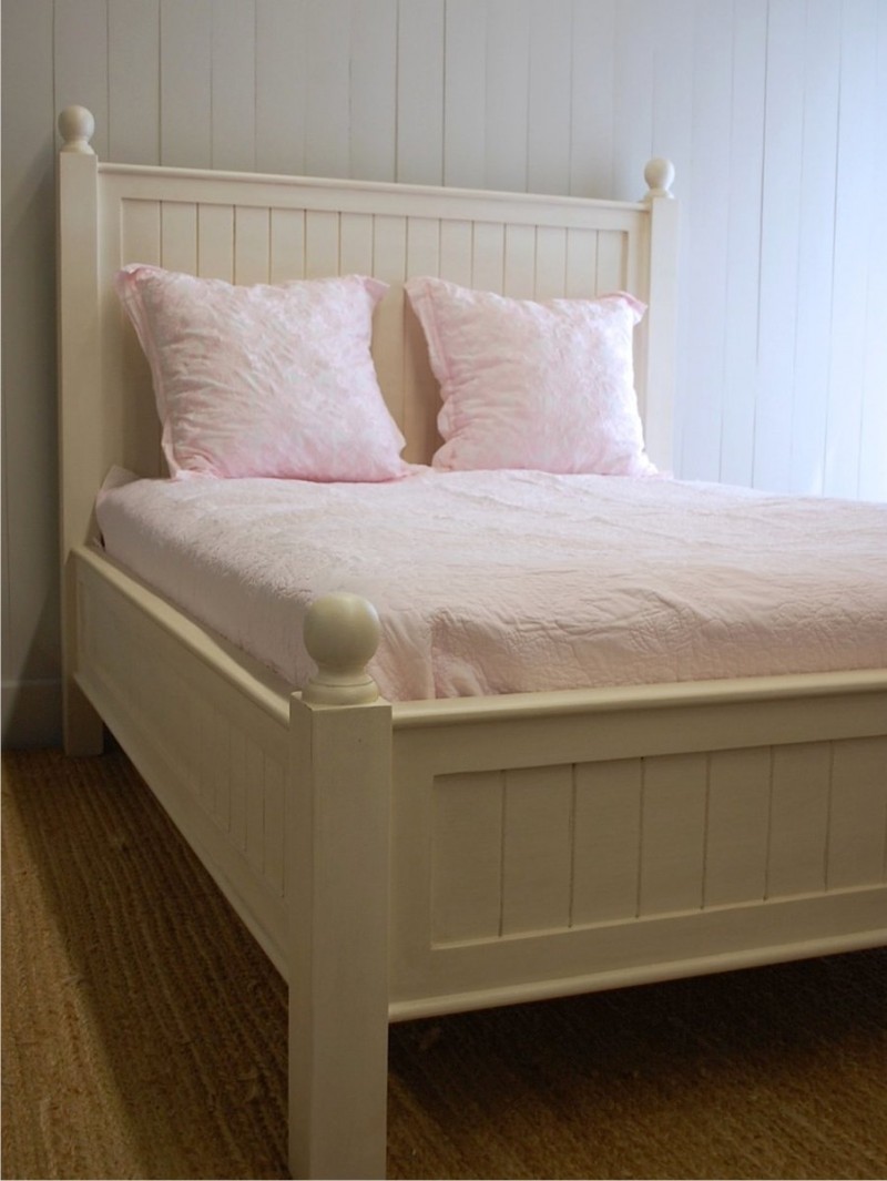 Beadboard bed frame deals