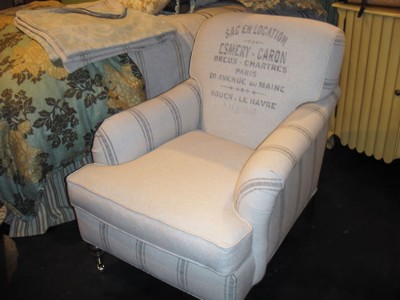 French Country English Club Chair