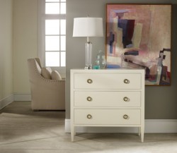 Painted 3-Drawer Chest on Legs