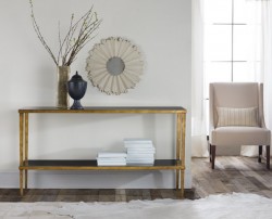 Wrought & Gilded Console Table