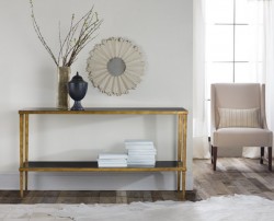 Wrought & Gilded Console Table