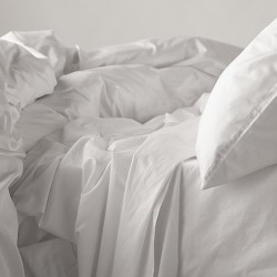 Matteo Home Washed Sateen Flat Sheet