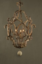 Driftwood Baroque Chandelier