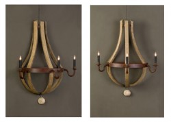 Wine Barrel Sconce