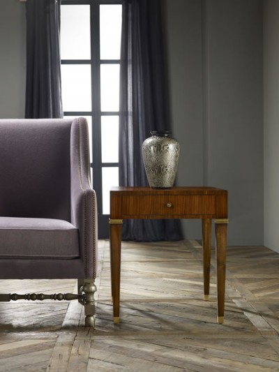 Modern Rosewood End Table