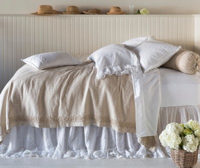 Capri Coverlet in Fog